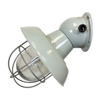 Industrial aluminum wall lamp, 1960s