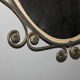 Old brass mirror 70 x 41 cm