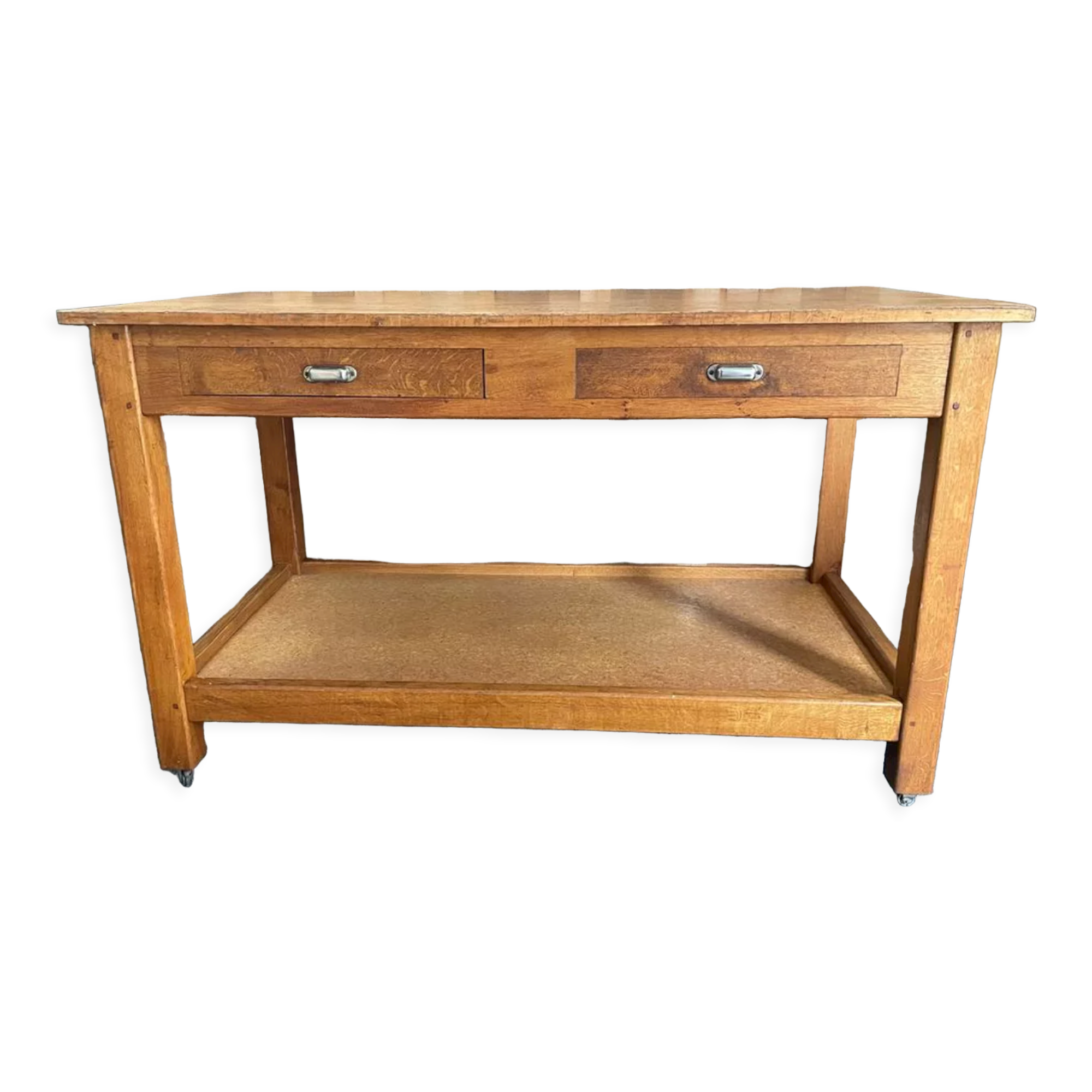 Meuble de métier sur roulettes