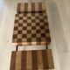 Table année 50/60 jeu d'échec en bois de bout