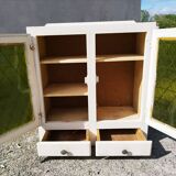 Wall cabinet wooden cabinet 50's