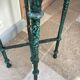 Set of 4 patinated bronze stools in the spirit of Giacometti.