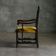 Rustic Folk Art Armchair, France, 19th Century