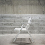 Set of 4 folding garden chairs Youpy, René Gleizes, vintage 60s