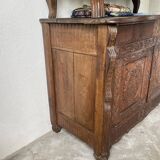 Meuble auvergnat brutaliste art populaire 1890