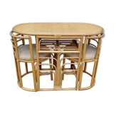 Rattan set, 1980s