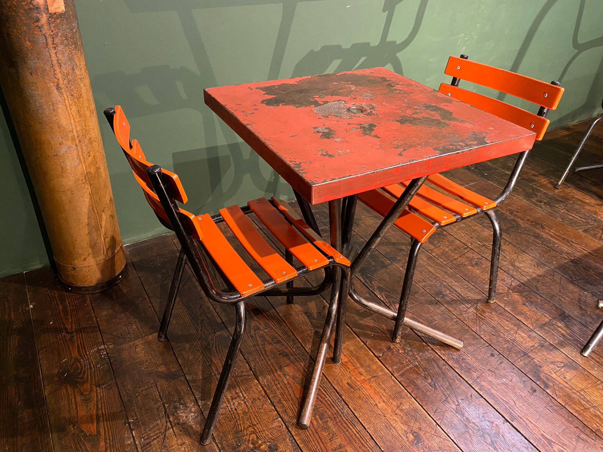 Terrace tables and chairs