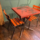 Terrace tables and chairs