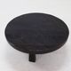 Brutalist Solid Stained Oak Round Tripod Coffee Table 1970s