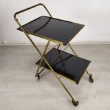 Vintage brass folding dessert