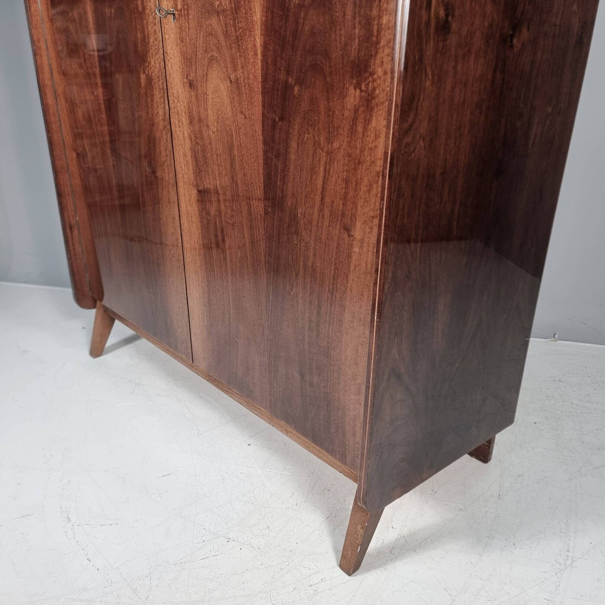Vintage Wardrobe in Walnut from Tatra Nabytok, 1970s
