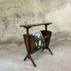 Porte-revues, tablette vintage en bois
