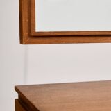 Mid-Century Teak Dressing Table with Adjustable Mirror, 1960s