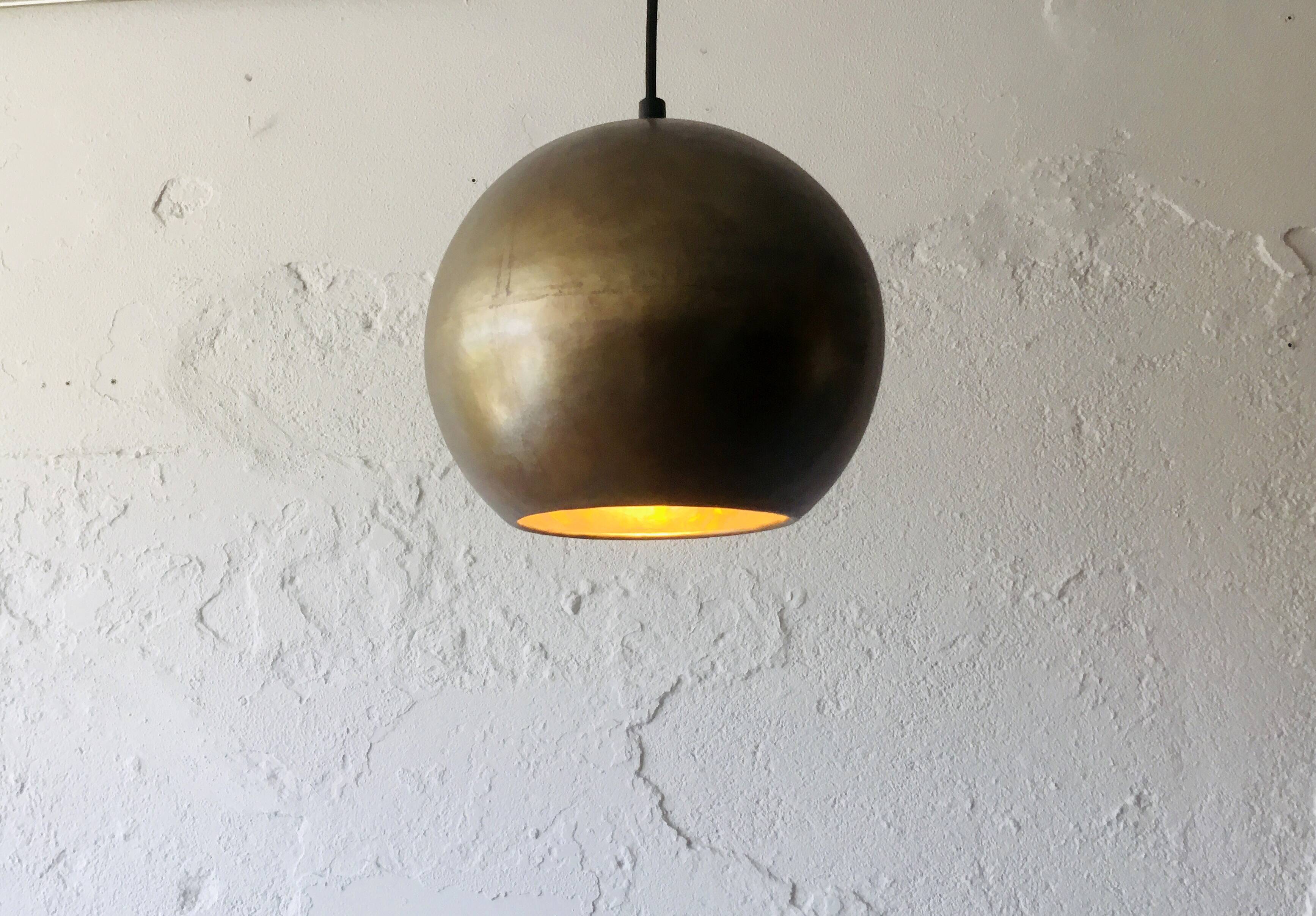 Brass Lamp, Italy 1950s