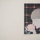 Georges Lepape: Art Deco, young woman with a rose, original signed engraving