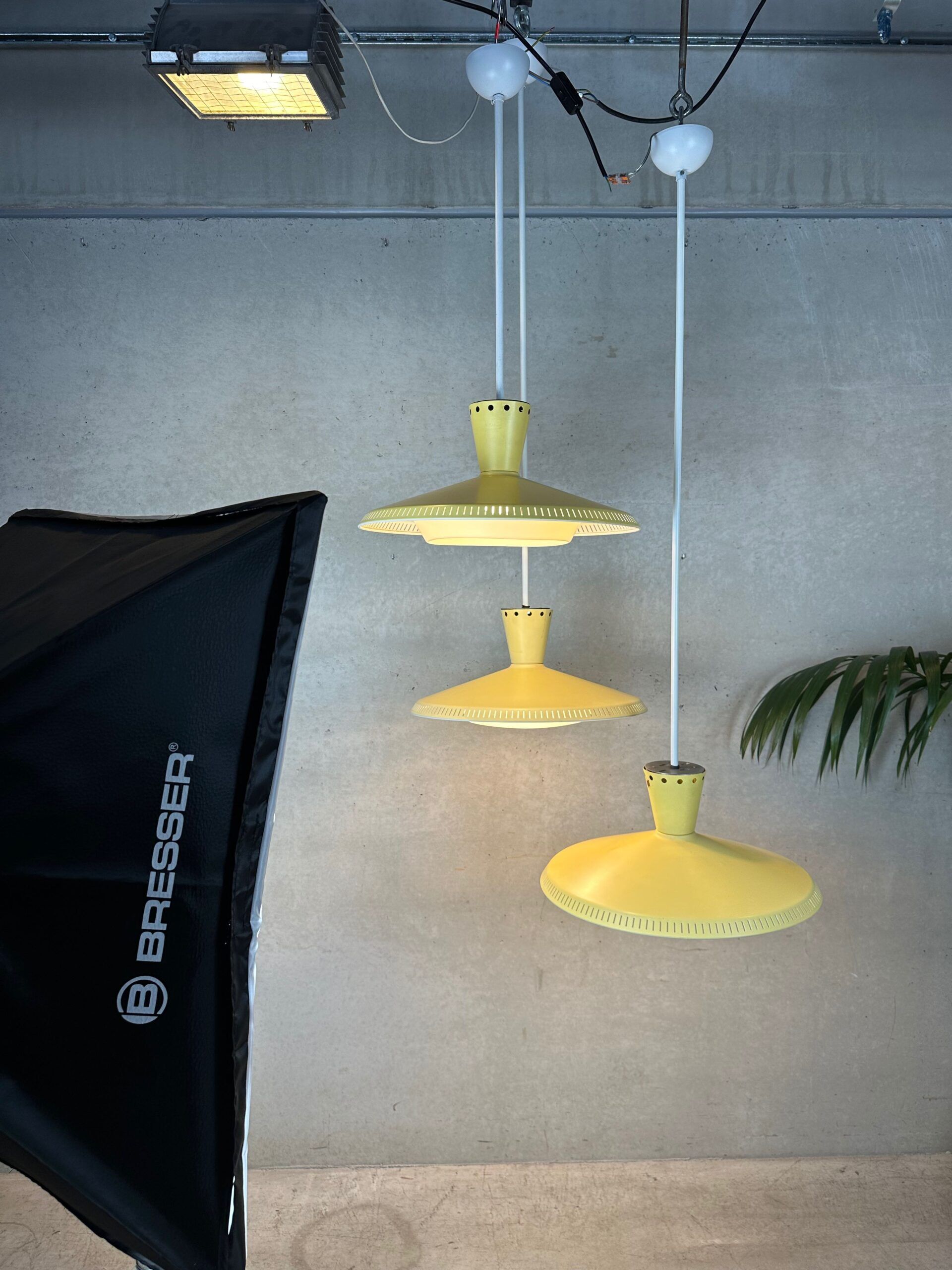 Lampe suspendue vintage Philips – Louis Kalff – NB93