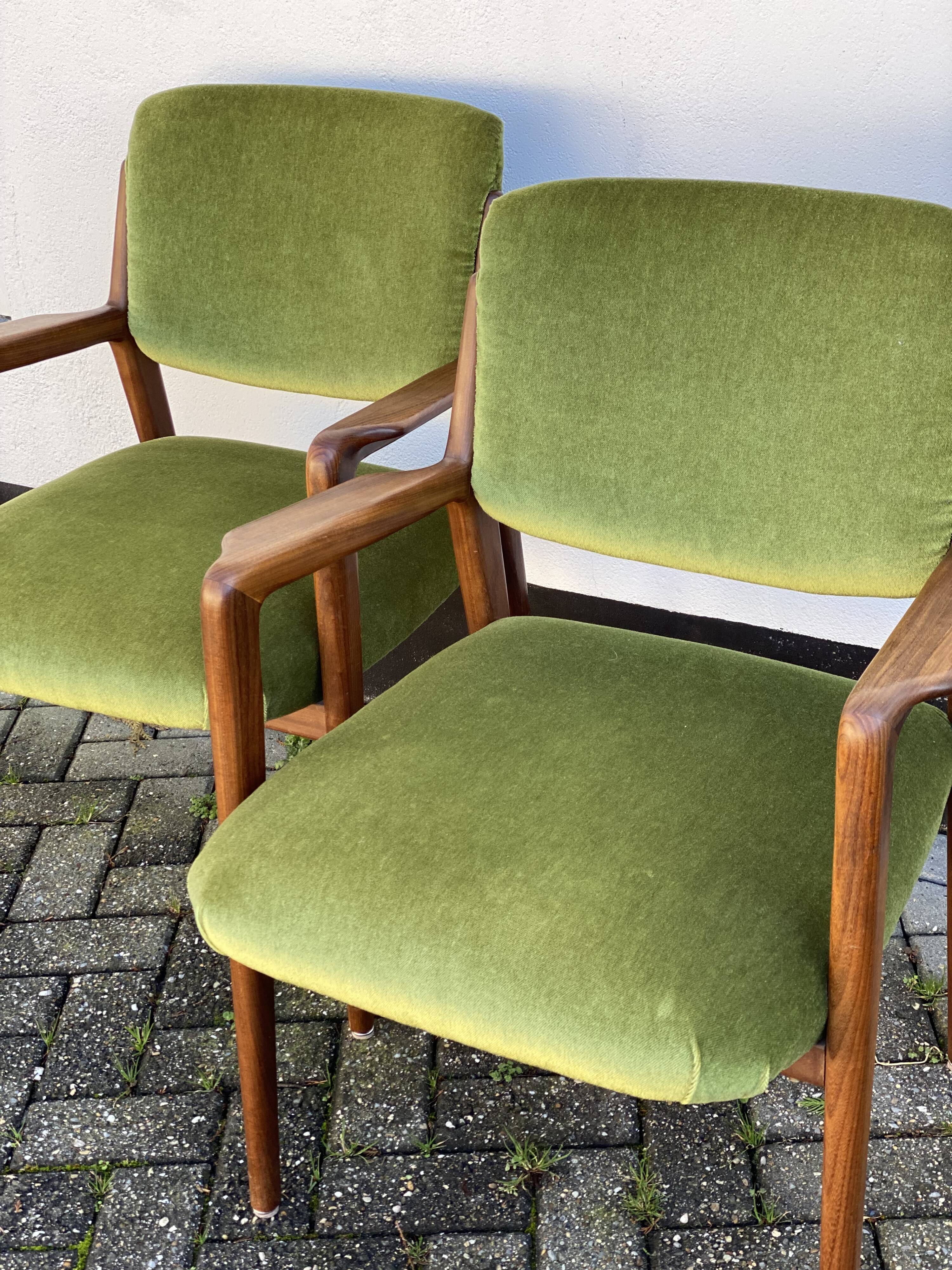 Pair of Danish Arm Chairs