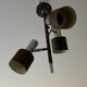 Metal ceiling lamp 3 spot vintage year 70