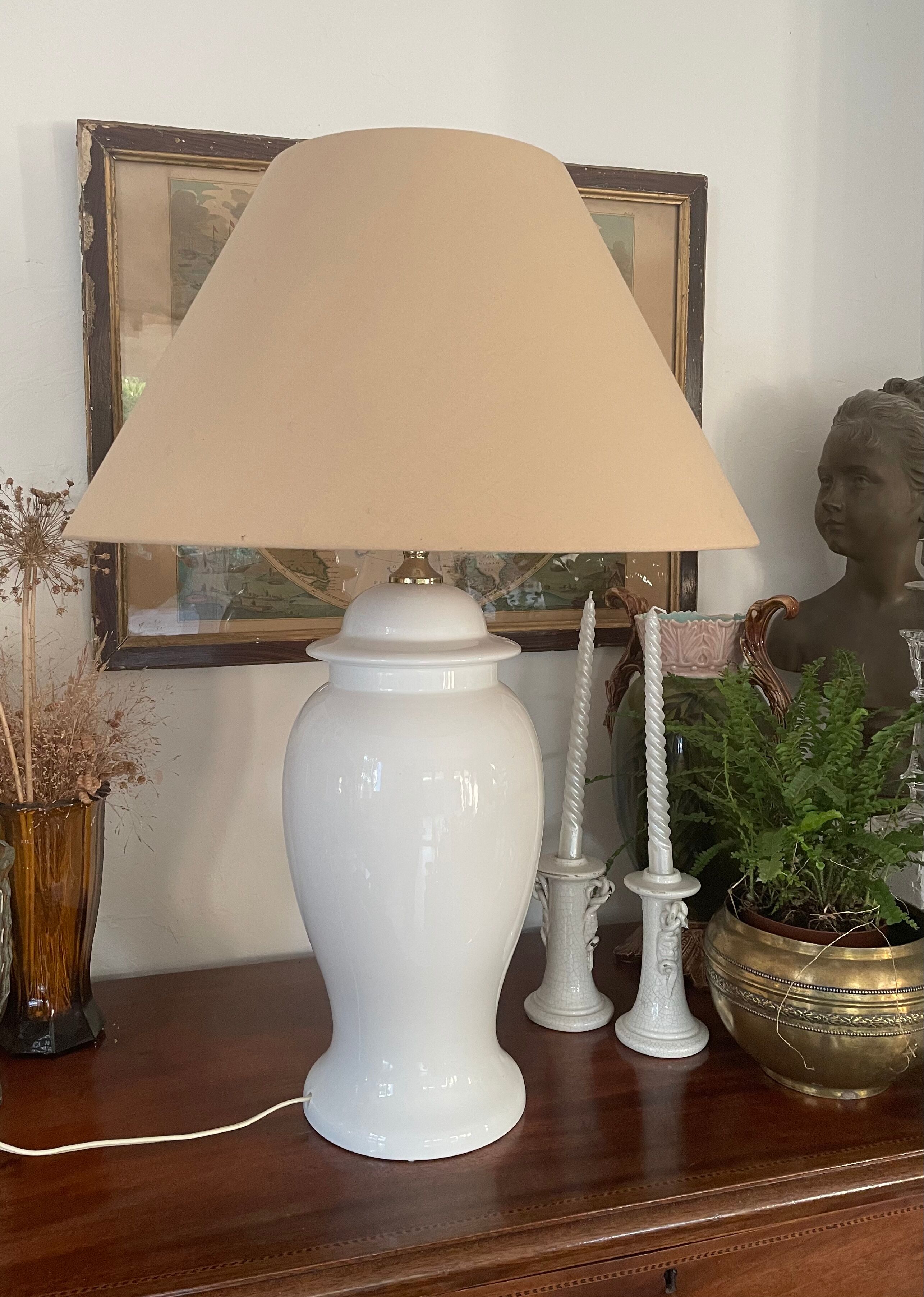 Vintage ceramic lamp base 42cm