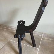Rustic tripod stool