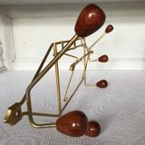 Wall-mounted coat rack