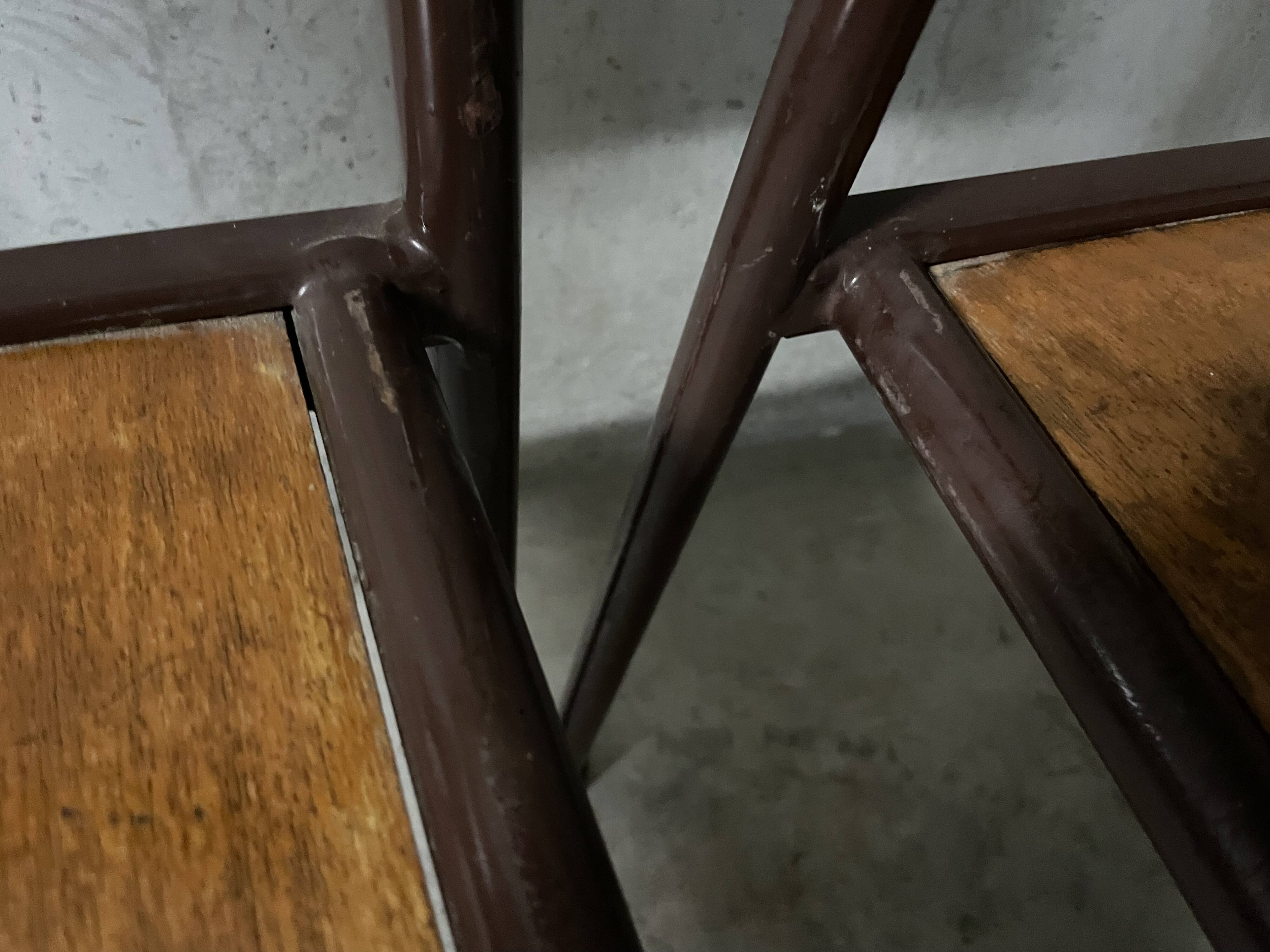 Pair of Mullca school chairs