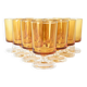 12 Cristal d'Arques Luminarc Suede amber glasses/verrines