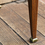 Bedside table, sofa tip - rosewood and brass plate