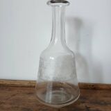 carafe en verre ciselé