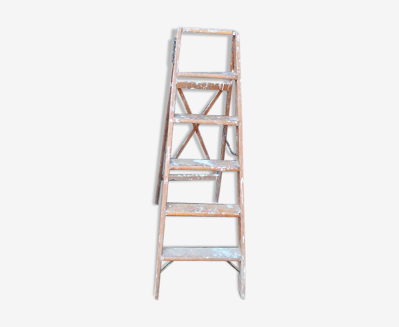 Escabeau en bois 129 cm