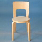 Set of 4 Chair 66, Alvar Aalto, Artek