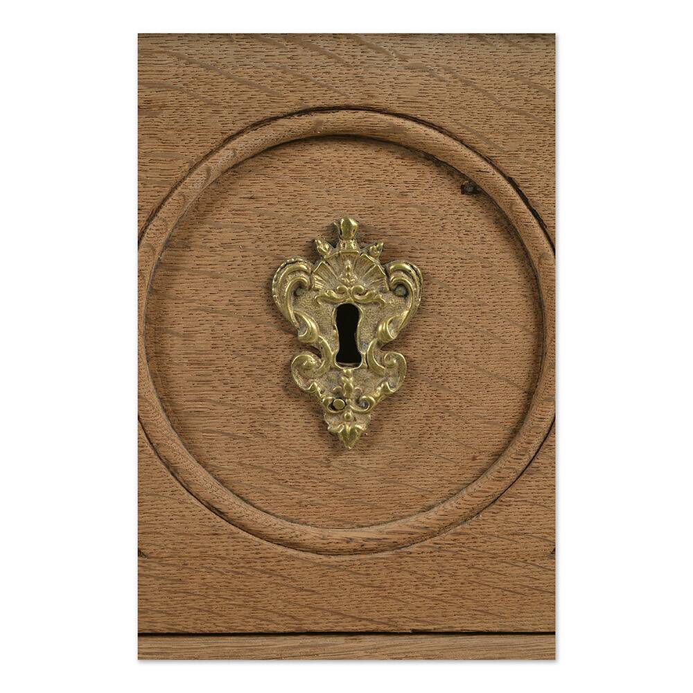 Louis XV chest of drawers with 3 drawers in raw wood