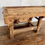 Old small carpenter's workbench from the 1920s.
