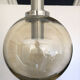Suspension design  inox et verre années 60 - 70