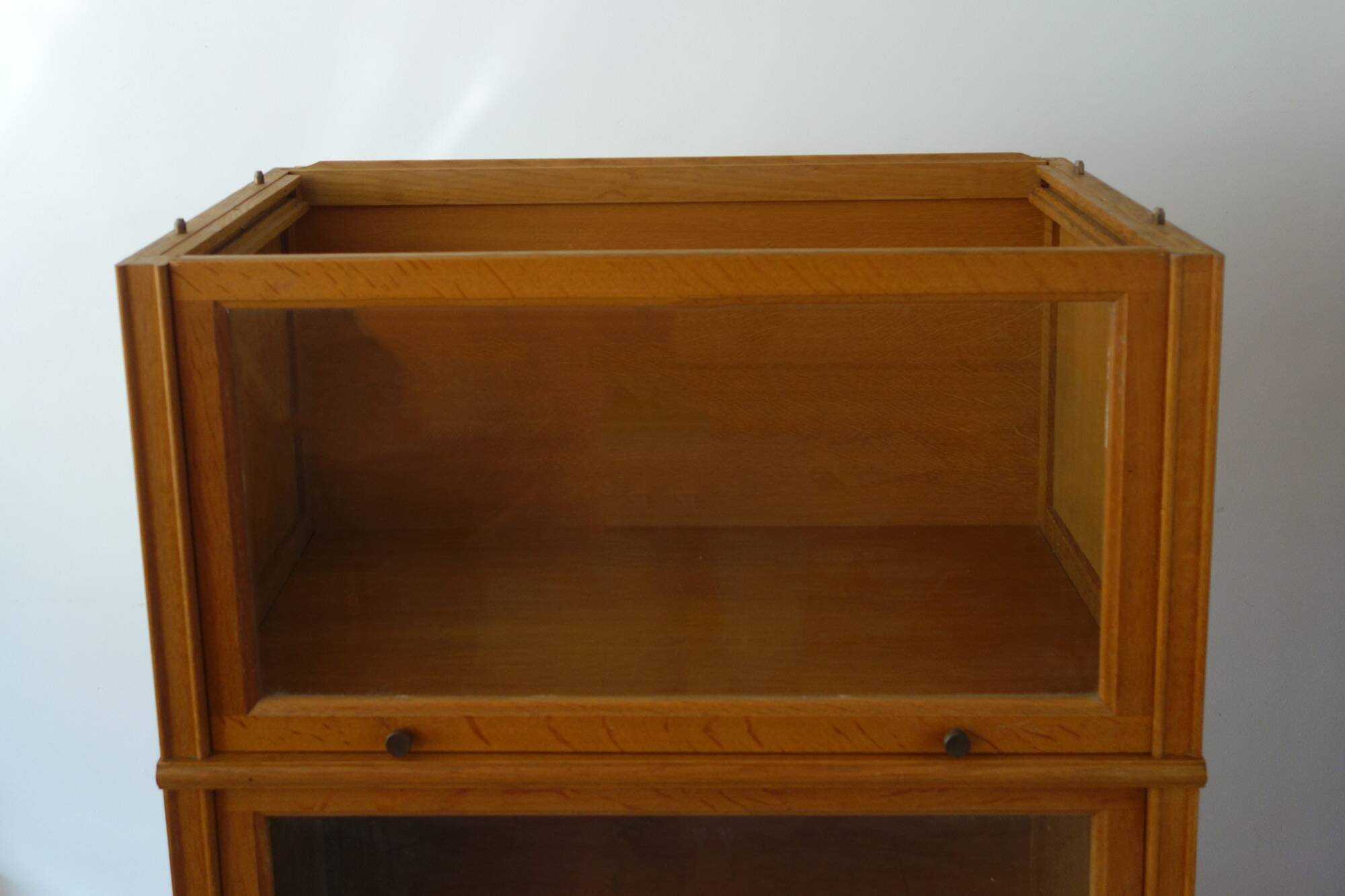 Meuble bibliothèque vitrine modulable MD années 60