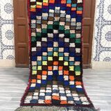 Unique Moroccan Rug-Vintage Art Deco Rug-The Rarest Moroccan Rug-Home Decor