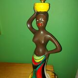 60'S ceramic vintage lamp