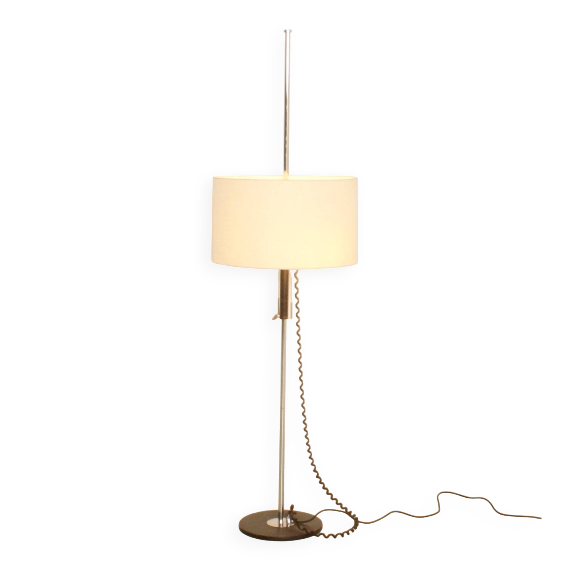 Floor lamp with adjustable shade, Spain, 1960s