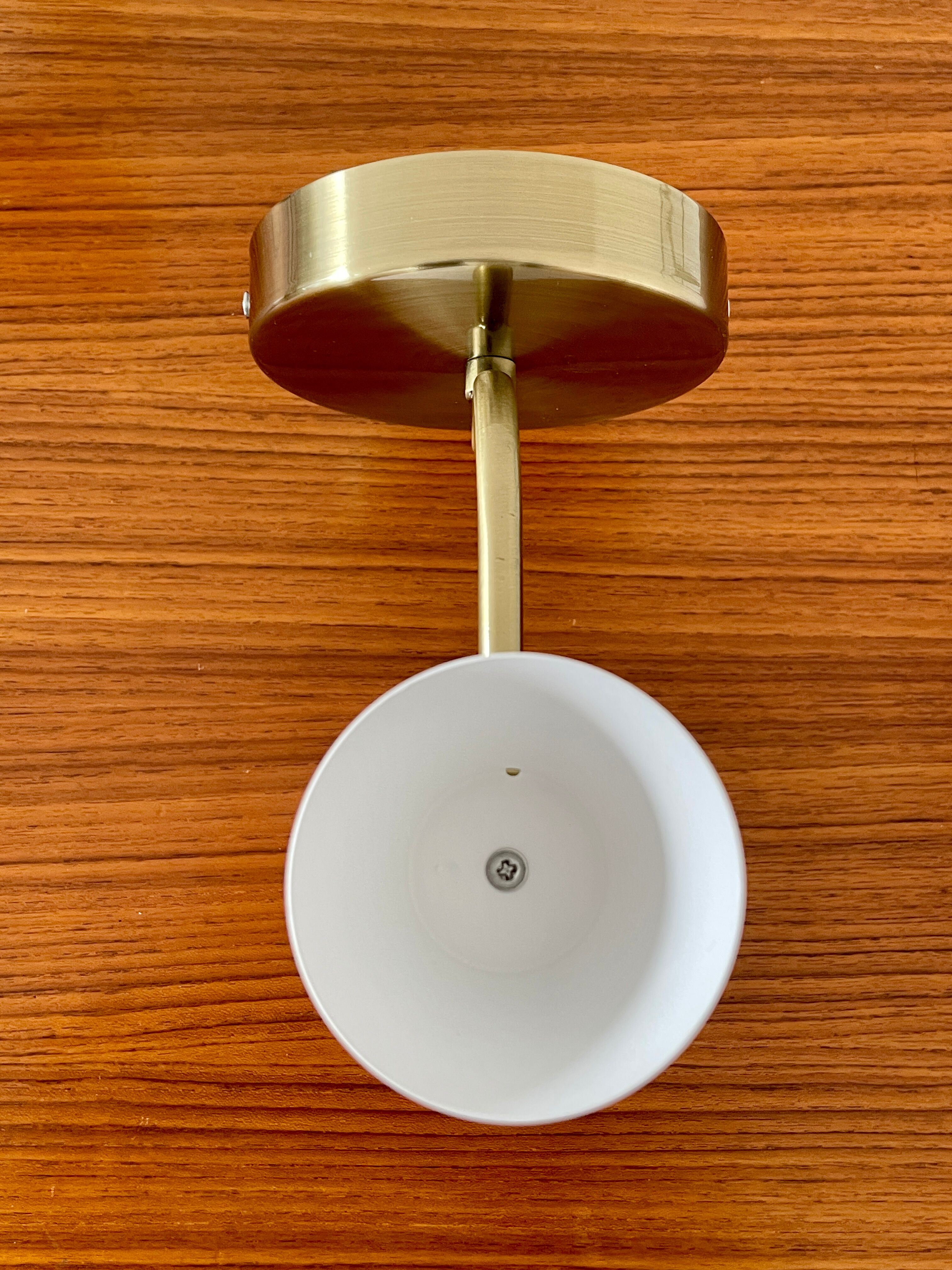 Pair of diabolo wall lamps