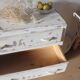 Small patinated art deco chest of drawers
