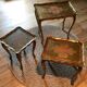 Florentine pull-out tables, 50s/60s