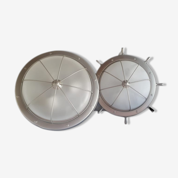 Set of two ceiling lights, made by the Portuguese company Lustrarte