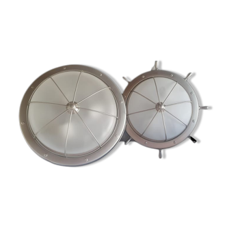 Set of two ceiling lights, made by the Portuguese company Lustrarte