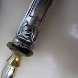 serving forks silver handles germany origin -box of- 4 art nouveau