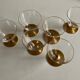 Product BHV set 6 crystal glasses sounding 1960s