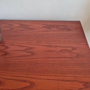 Rattan and wood sideboard from the 1970s.