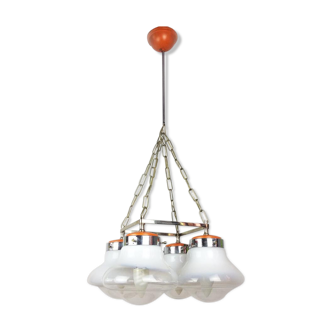 Space Age Ceiling Lamp, Italian Vintage Retro Pendant Lamp, Mid Century Modern