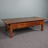 French coffee table in antique wood