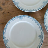 Antique dessert plates-iron ground