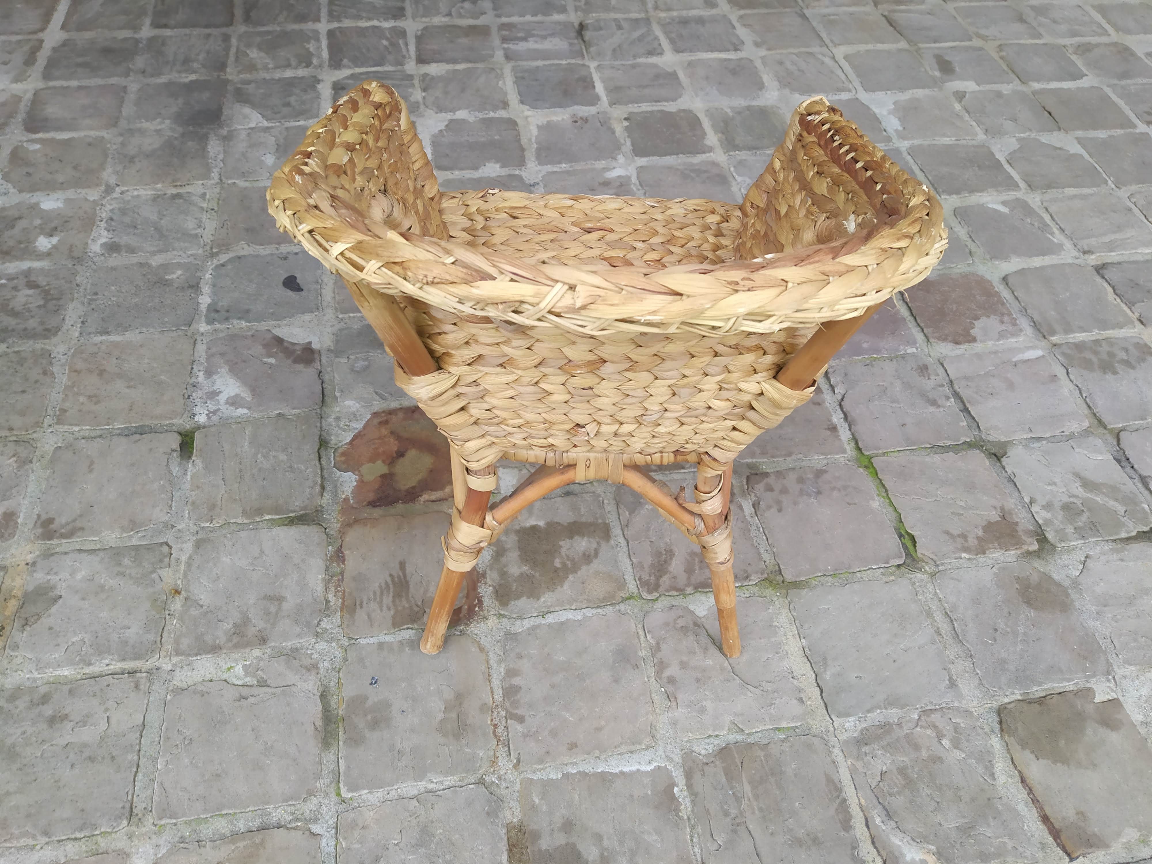 vintage child chair